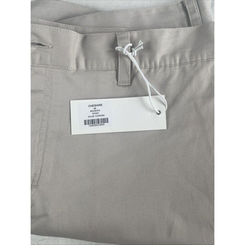 Five Four Shorts Men's Cheshire Size 38 Classic Sand High Rise 9" Inseam NWT - Picture 8 of 10
